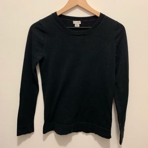 J. By J Crew Cotton Teddie Sweater X-small Black